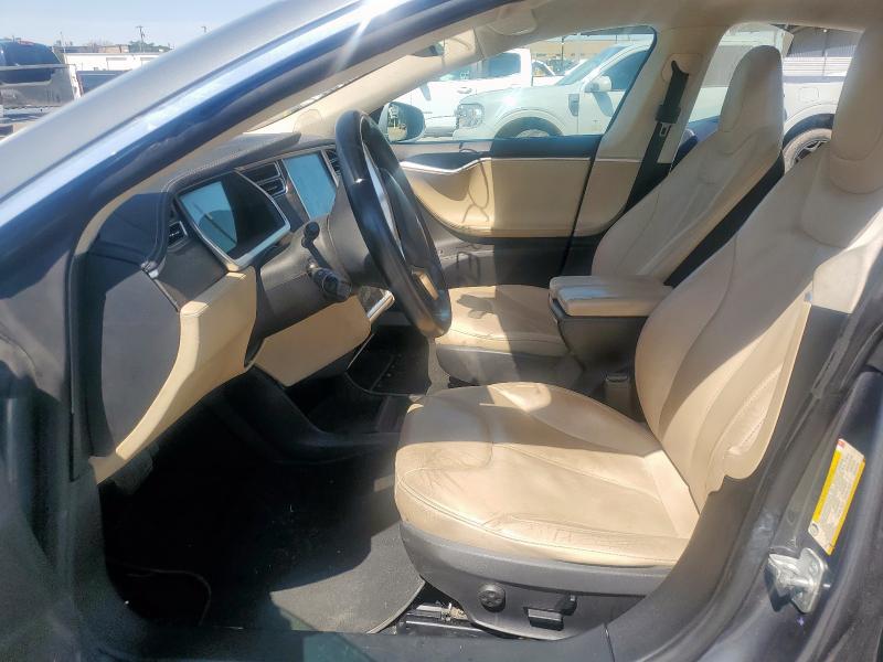 5YJSA1DNXDFP20110 - 2013 TESLA MODEL S GRAY photo 7