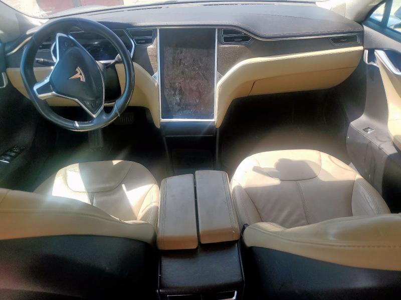 5YJSA1DNXDFP20110 - 2013 TESLA MODEL S GRAY photo 8