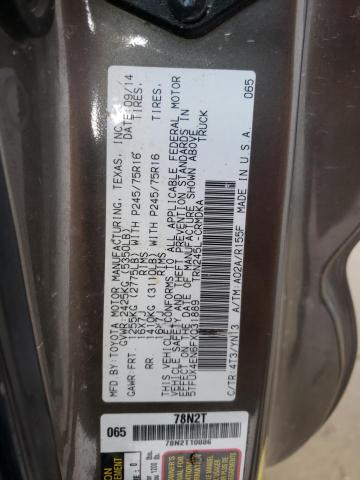 5TFUX4EN6FX031889 - 2015 TOYOTA TACOMA ACCESS CAB Qəhvəyi foto 12