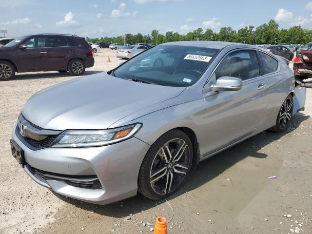 1HGCT2B05GA007464 - 2016 HONDA ACCORD TOURING SILVER photo 1