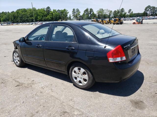 KNAFE221995649094 - 2009 KIA SPECTRA EX BLACK photo 2