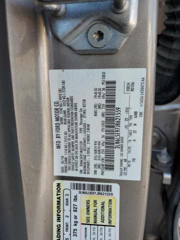 3LN6L5E97JR621559 - 2018 LINCOLN MKZ RESERVE ვერცხლისფერი ფოტო 12