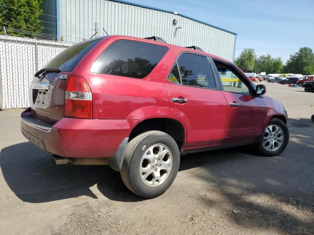 2HNYD18963H507852 - 2003 ACURA MDX TOURING RED photo 3