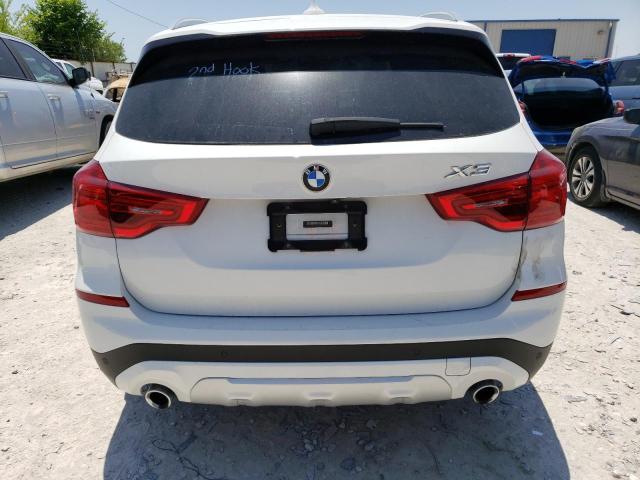 5UXTR9C56JLD59742 - 2018 BMW X3 XDRIVE30I WHITE photo 6