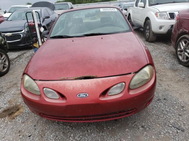 3FAFP11342R141344 - 2002 FORD ESCORT ZX2 RED photo 5