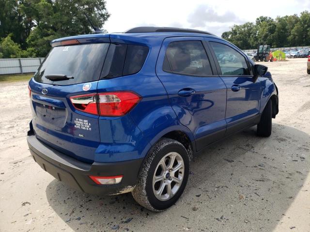 MAJ3S2GE8MC425870 - 2021 FORD ECOSPORT SE BLUE photo 3