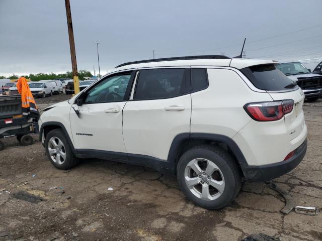 3C4NJDBB0KT656990 - 2019 JEEP COMPASS LATITUDE أبيض صورة 2