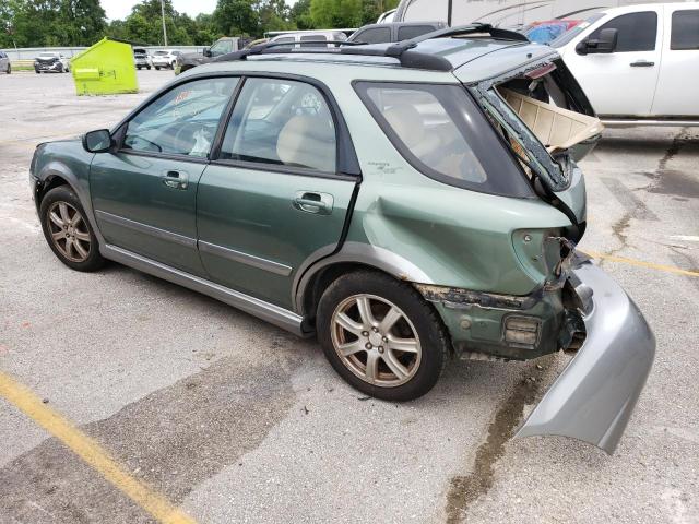 JF1GG63627G803722 - 2007 SUBARU IMPREZA OUTBACK SPORT GREEN photo 2