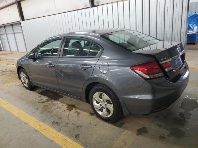 2HGFB2F56DH554469 - 2013 HONDA CIVIC LX GRAY photo 2