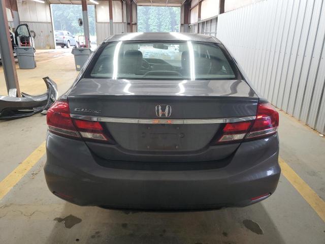 2HGFB2F56DH554469 - 2013 HONDA CIVIC LX GRAY photo 6