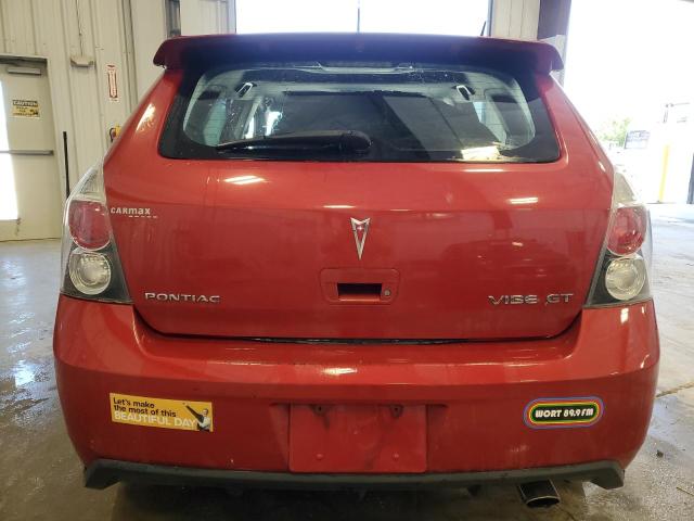 5Y2SR6E04AZ402577 - 2010 PONTIAC VIBE GT RED photo 6