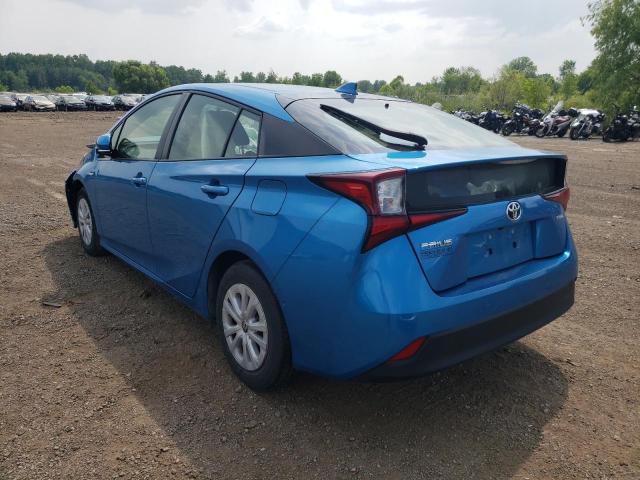 JTDKARFU3K3075829 - 2019 TOYOTA PRIUS BLUE photo 2