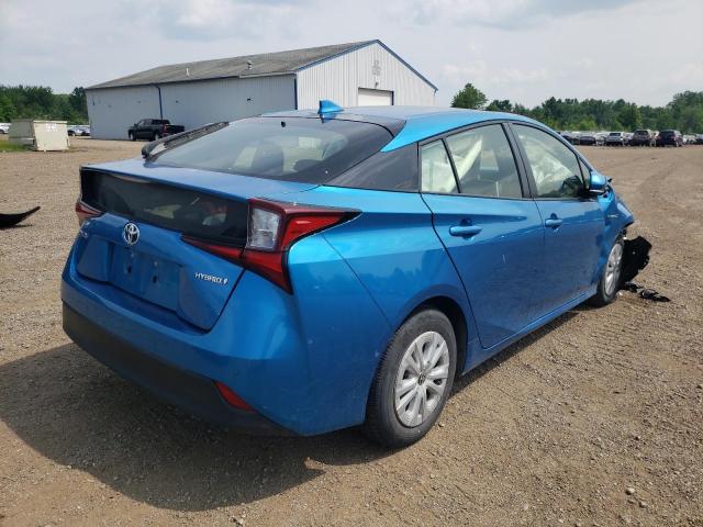 JTDKARFU3K3075829 - 2019 TOYOTA PRIUS BLUE photo 3