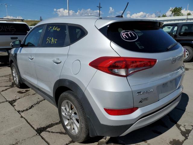 KM8J3CA27HU271683 - 2017 HYUNDAI TUCSON LIMITED SILVER photo 3