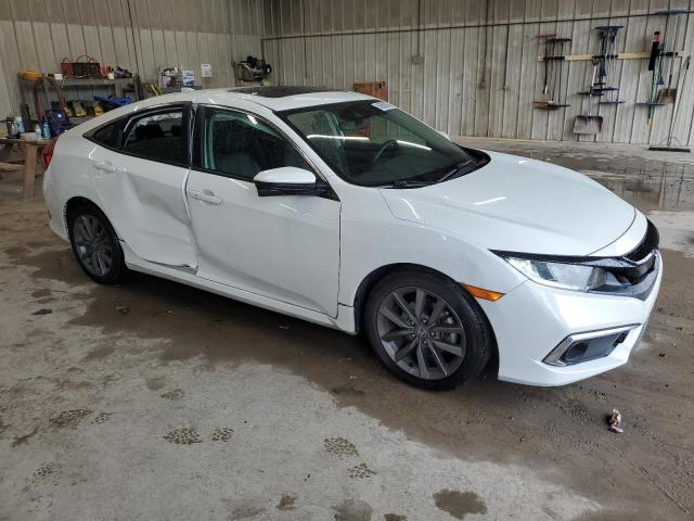 19XFC1F71KE215716 - 2019 HONDA CIVIC EXL WHITE photo 4