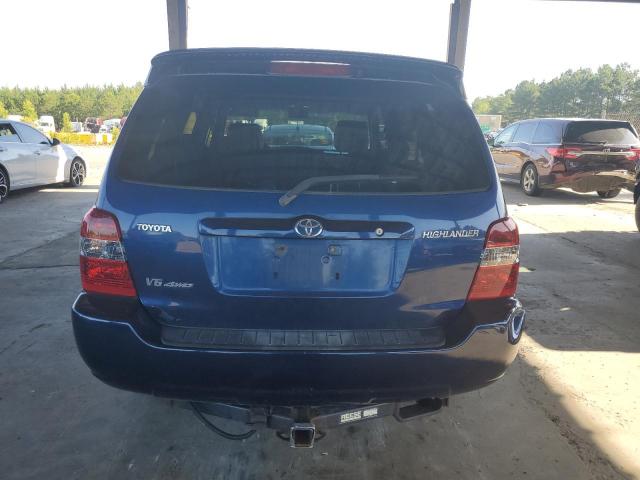 JTEEP21A950095875 - 2005 TOYOTA HIGHLANDER LIMITED BLUE photo 6