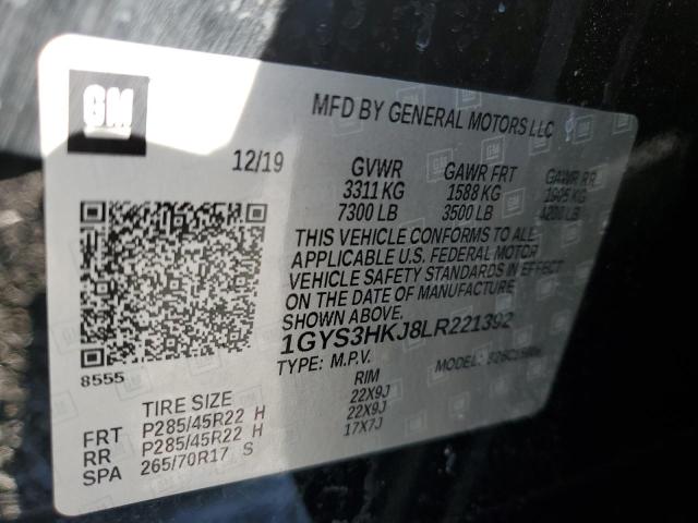 1GYS3HKJ8LR221392 - 2020 CADILLAC ESCALADE ESV LUXURY 黑色 照片 13