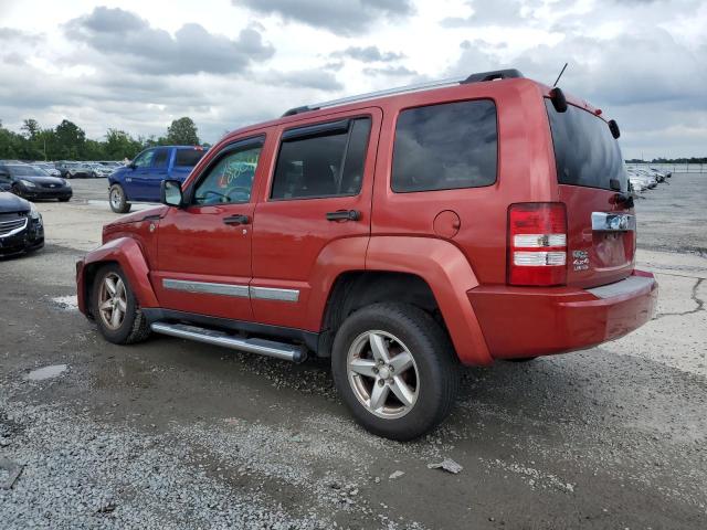 1J8GN58K98W193463 - 2008 JEEP LIBERTY LIMITED RED photo 2