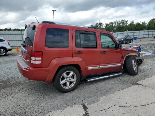 1J8GN58K98W193463 - 2008 JEEP LIBERTY LIMITED RED photo 3