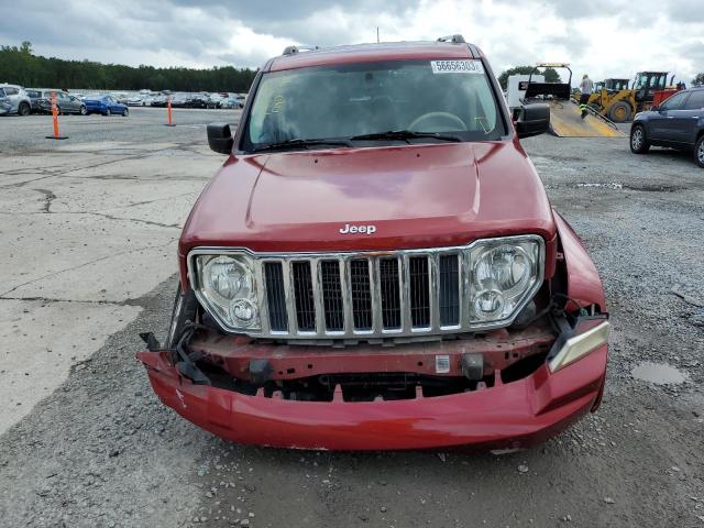1J8GN58K98W193463 - 2008 JEEP LIBERTY LIMITED RED photo 5