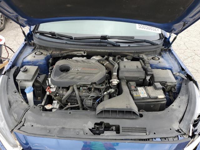 5NPE34AB8KH778475 - 2019 HYUNDAI SONATA LIMITED TURBO BLUE photo 7