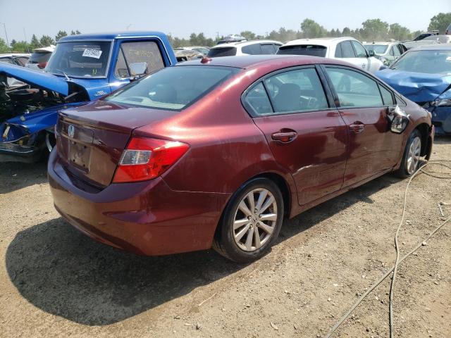 19XFB2F90CE024056 - 2012 HONDA CIVIC EXL Bordo foto 3
