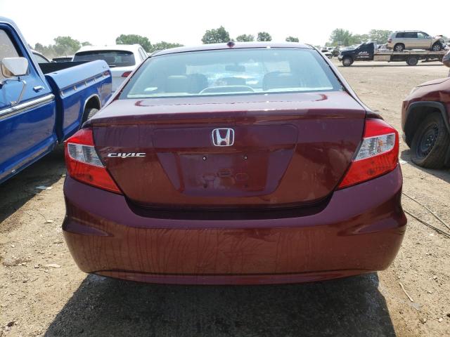 19XFB2F90CE024056 - 2012 HONDA CIVIC EXL Bordo foto 6