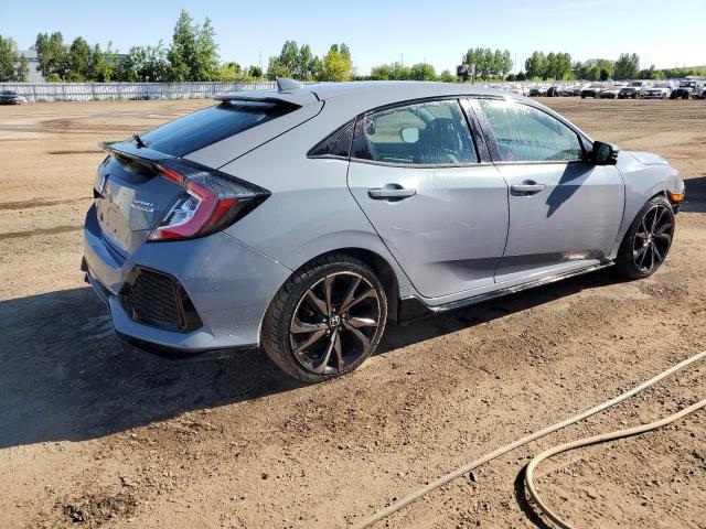 SHHFK7H96KU300371 - 2019 HONDA CIVIC SPORT TOURING GRAY photo 3