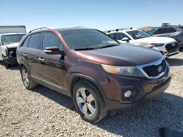 5XYKU4A26CG296130 - 2012 KIA SORENTO EX BURGUNDY photo 4