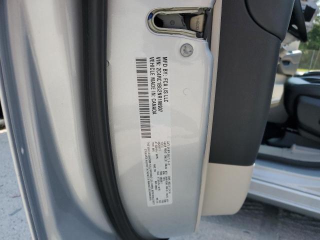 2C4RC1BG2NR196907 - 2022 CHRYSLER PACIFICA TOURING L ვერცხლისფერი ფოტო 12