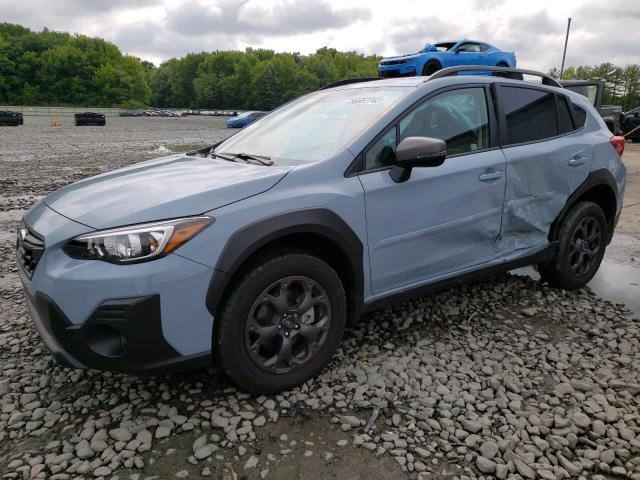 JF2GTHSCXNH257415 - 2022 SUBARU CROSSTREK SPORT BLUE photo 1