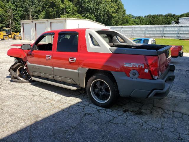 3GNEC13T22G147824 - 2002 CHEVROLET AVALANCHE C1500 RED photo 2