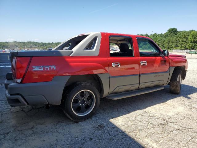 3GNEC13T22G147824 - 2002 CHEVROLET AVALANCHE C1500 RED photo 3