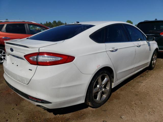 3FA6P0HR6DR177205 - 2013 FORD FUSION SE WHITE photo 3