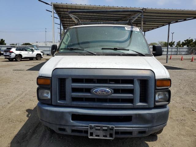 1FTNE1EW9EDA33301 - 2014 FORD ECONOLINE E150 VAN WHITE photo 5