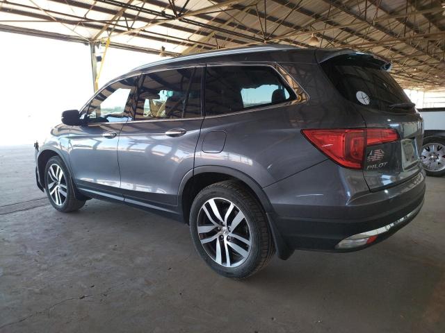 5FNYF6H90HB046576 - 2017 HONDA PILOT TOURING GRAY photo 2