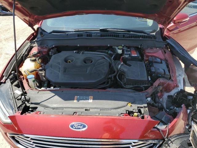 3FA6P0K92HR182156 - 2017 FORD FUSION TITANIUM RED photo 11