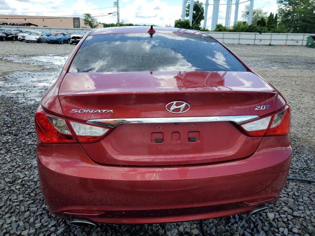 5NPEC4AB5CH446222 - 2012 HYUNDAI SONATA SE RED photo 6