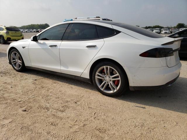 5YJSA1H17EFP58418 - 2014 TESLA MODEL S Սպիտակ լուսանկար 2