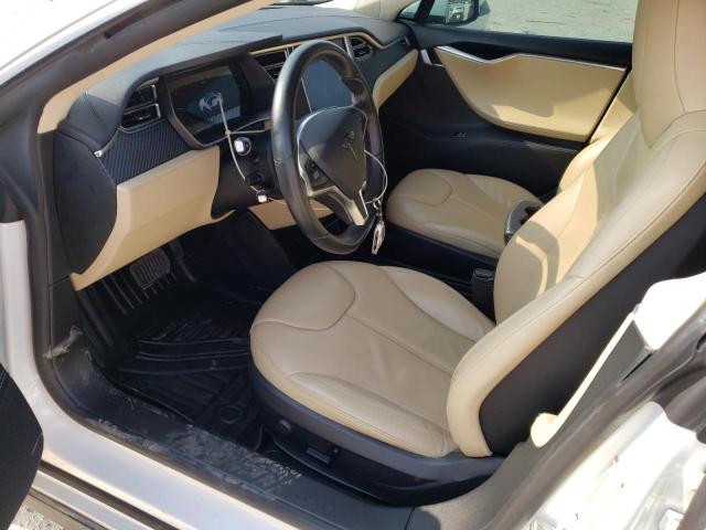 5YJSA1H17EFP58418 - 2014 TESLA MODEL S Սպիտակ լուսանկար 7