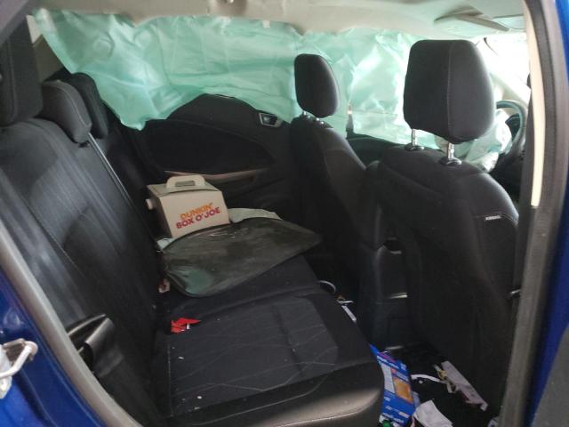 MAJ6P1UL0JC242213 - 2018 FORD ECOSPORT SE BLUE photo 11