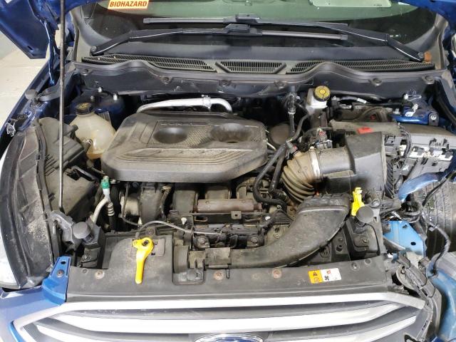 MAJ6P1UL0JC242213 - 2018 FORD ECOSPORT SE BLUE photo 12
