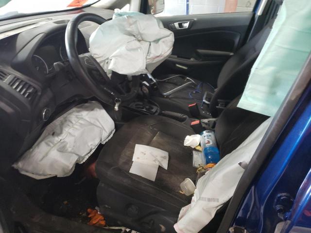 MAJ6P1UL0JC242213 - 2018 FORD ECOSPORT SE BLUE photo 7