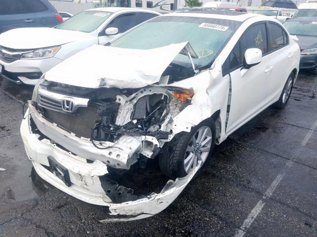 19XFB2F88CE100260 - 2012 HONDA CIVIC EX  photo 2