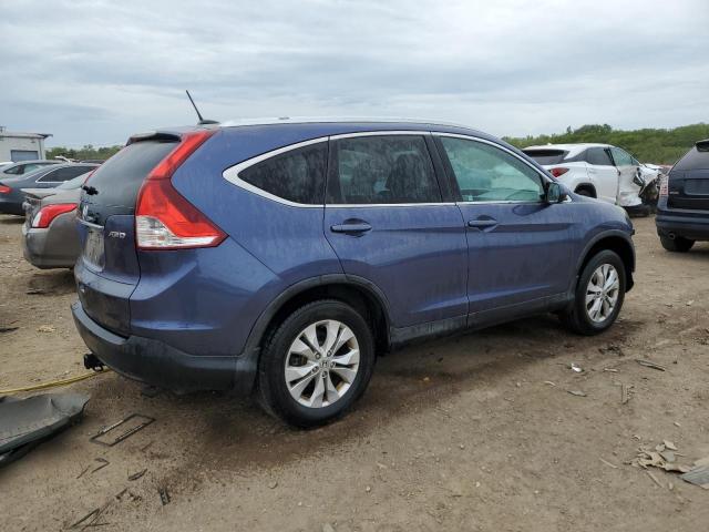2HKRM4H72EH706580 - 2014 HONDA CR-V EXL BLUE photo 3