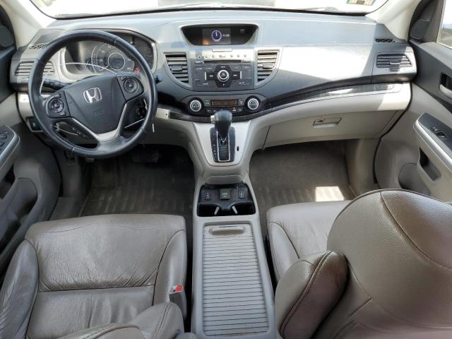 2HKRM4H72EH706580 - 2014 HONDA CR-V EXL BLUE photo 8