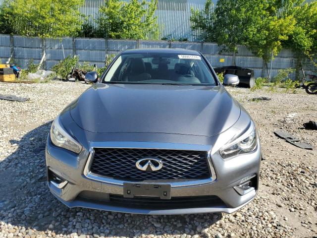 JN1EV7AR6KM558818 - 2019 INFINITI Q50 LUXE GRAY photo 5