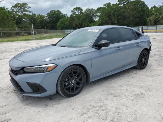 2HGFE2F56NH597301 - 2022 HONDA CIVIC SPORT 灰色 照片 1