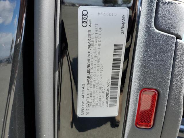 WAUB4CF53JA050014 - 2018 AUDI S5 PREMIUM PLUS BLACK photo 13