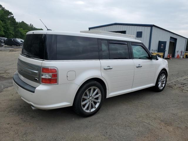 2FMGK5D84EBD40758 - 2014 FORD FLEX LIMITED WHITE photo 3